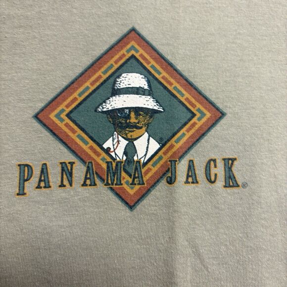 Vintage 90s Panama Jack Boat Single StitchT-shirt | Men’s L - Picture 3 of 8